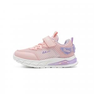 Дышащие, легкие, амортизирующие, низкие детские кроссовки для повседневной носки WARRIOR, розовый