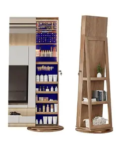 Зеркало в полный рост с цветными блоками Vlsrka, brown