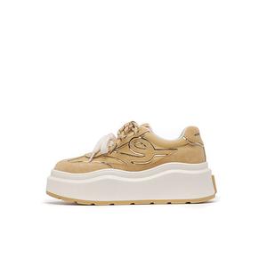 ST&SAT Женские низкие скейтерские кеды желтые, цвет Yellow