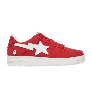 Кроссовки BAPE Bapesta 'Suede Pack - Red', красный