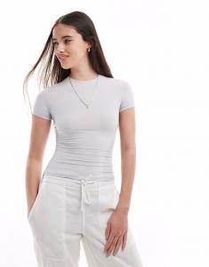 Футболка Cotton On soft lounge облегающая серого цвета Cotton:On