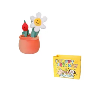 Милые плюшевые куклы в горшочках высотой 35 см Enlightenment