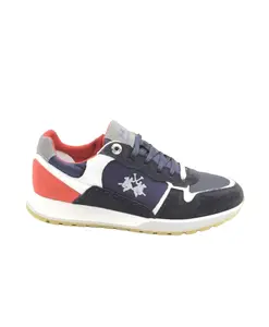 Синие низкие кроссовки La Martina, синий