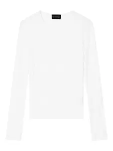 Футболка с длинными рукавами EMPORIO ARMANI, белый