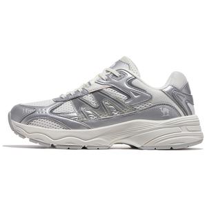 Нескользящие низкие кроссовки, увеличивающие рост, мужские CAMEL, Ivory White/Silver