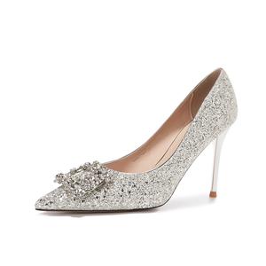 Zomila Женские туфли на высоком каблуке Шампань Меркурий, цвет Mercury