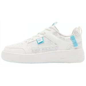 Кроссовки QIAODAN Skateboarding Shoes Women's Low-top Ivory/grey-silver, слоновая кость