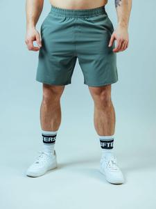 Облегающие спортивные брюки Lifters Raw Gym Shorts, зеленый