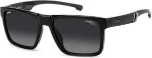 Современные женские солнцезащитные очки Carrera, Black/Black Shaded