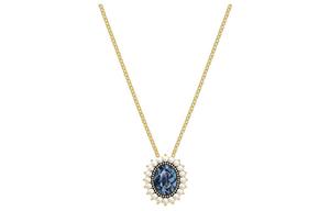 Swarovski Голубое кристаллическое ожерелье Millennium Blue