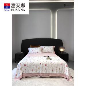 Fuanna Комплект летнего постельного белья из 4 предметов (одеяло, простыня, 2 наволочки), размер 200х230 см, цвет Spring Flower Field