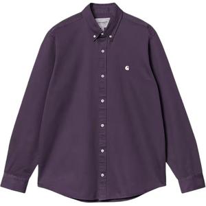 FW25 L/S Madison Shirt мужская Carhartt WIP, фиолетовый