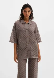 Рубашка moa, блузка на пуговицах Malina, Taupe