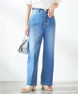 Широкие джинсовые брюки Avv, цвет Blue