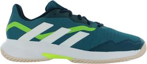 Мужские теннисные кроссовки adidas Courtjam Control, белый/зеленый