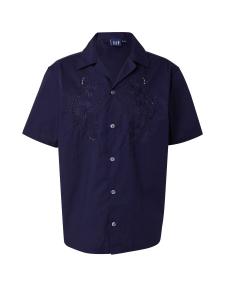 Рубашка обычного кроя на пуговицах GAP, темно-синий