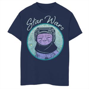 Футболка с рисунком пастельных звезд для мальчиков 8–20 лет «Звездные войны: Скайуокер. Восхождение Бабу Фрик» Star Wars, синий