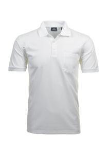 Рубашка-поло, накладной нагрудный карман, мужская RAGMAN, белый