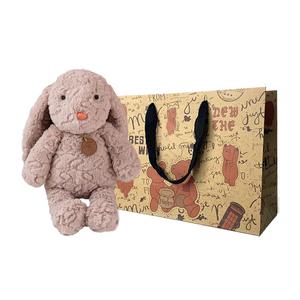 Плюшевая кукла Hele Animal Collection, высота 35см/50см/30см Howard, Milk Coffee Bunny - 50Cm+Color Box