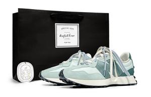 New Balance Кроссовки NB 327 с низким верхом, износостойкие, для повседневного бега по городу, унисекс, зеленые