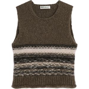 Безрукавный майка OUR LEGACY, коричневый