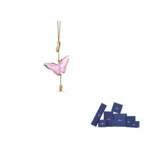 Swarovski Джунгли Битс кристальный автомобильный подвес унисекс, Pink