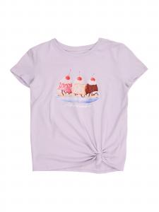 Abercrombie & Fitch Футболка в сиреневом цвете