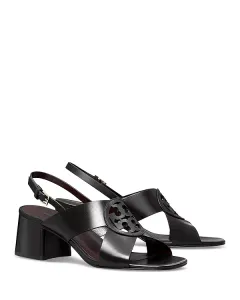 Женские босоножки на высоком каблуке Miller Tory Burch, черный