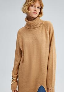 Джемпер TUNIC WITH FRONT SLIT Touché Privé, коричневый