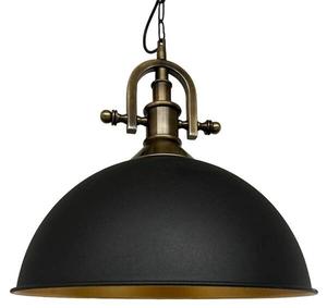 Подвесной светильник Bamyum Industrielle Hängelampe, 30x20x30 см, черный/золотой