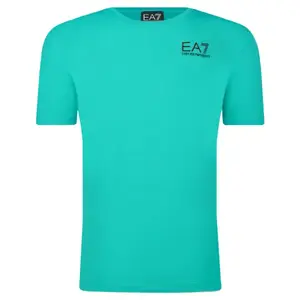Футболка стандартного кроя Ea7, бирюзовый