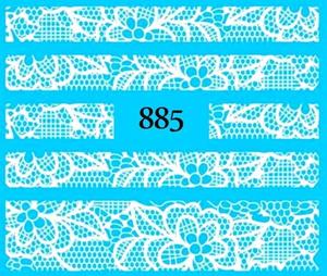 Водные наклейки для ногтей - №885, Raisin