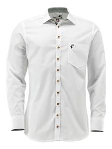 Традиционная рубашка оккая белого цвета OS-Trachten