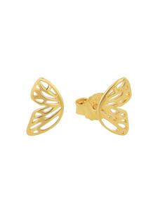 Amor Серьги-гвоздики из стерлингового серебра 925 пробы, с золотым покрытием