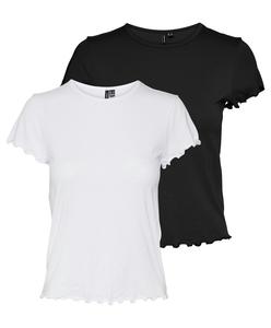 Футболка VERO MODA VMBarbara, Black/Off white