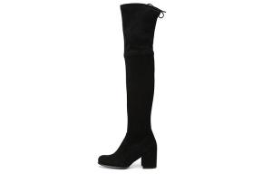 Сапоги женские Stuart Weitzman до колена на блочном каблуке, черный