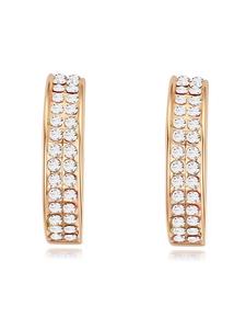 Bungsa Золотые серьги-гвоздики