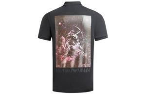 Футболка поло мужская черная EMPORIO ARMANI