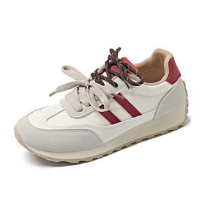 Обувь для скейтбординга женская Boogie Bear, Beige Red