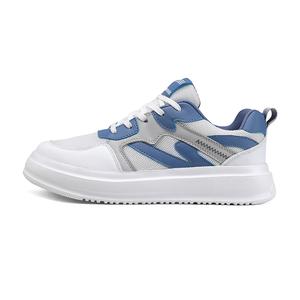 TFKY Скользоустойчивые износостойкие легкие дышащие мужские лоу-топ скейтборд кроссовки бело-синие, цвет White Blue