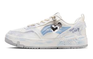 LINING Yuan Chu Slip Resistant Shock Absorbers Lightweight Low Top Skateboard Shoes мужские светло-голубые