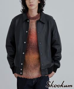 Кожаная куртка SKOOKUM coen Byron Color (эксклюзивный размер для онлайн-магазина), цвет Black