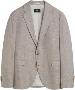 Деловой пиджак прямого кроя CINQUE, Nude