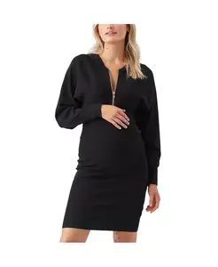 Платье для беременных и кормящих мам с застежкой-молнией Ripe Ripe Maternity, черный