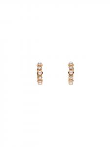 Faina Женские серьги-кольца из розового золота