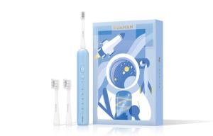 Электрическая зубная щетка f1 с usb зарядкой для взрослых домашнее использование водонепроницаемая пара звуковая мягкая щетина ROAMAN, синий