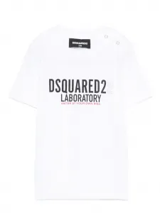 Футболка с логотипом DSQUARED2 KIDS, белый