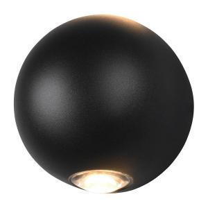 Настенный светильник Trio Avisio Typ A, литой алюминий / акриловое стекло - черный - черный