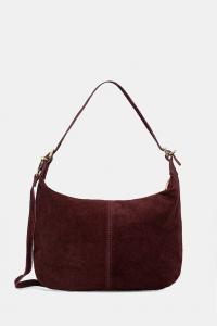 Замшевая сумка Answear.LAB, бордовый