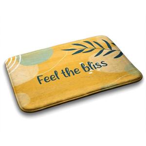 Коврик для ванной Tulup Geometrische Abstraktion, 90x1x90 см, зеленый